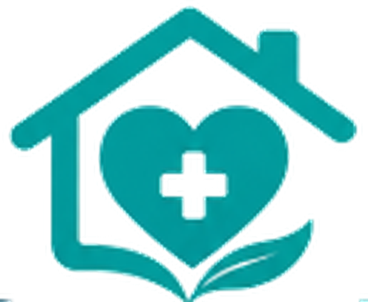 Símbolo GutDel: hogar, corazón y cruz de enfermería