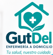 Logo de GutDel Enfermería a Domicilio